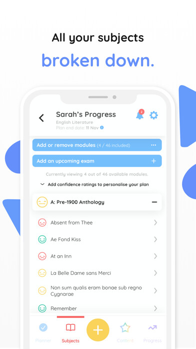 Emulate iPhone app Adapt - Revision Timetable using MyAndroid Emulate iPhone app Adapt - Revision Timetable using MyAndroid