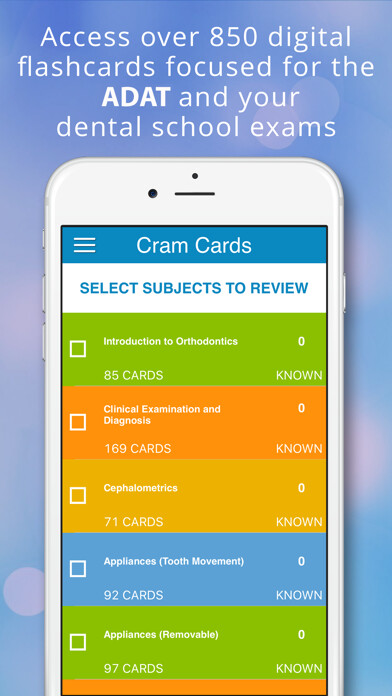 Emulate iPhone app ADAT Orthodontics Cram Cards using MyAndroid Emulate iPhone app ADAT Orthodontics Cram Cards using MyAndroid