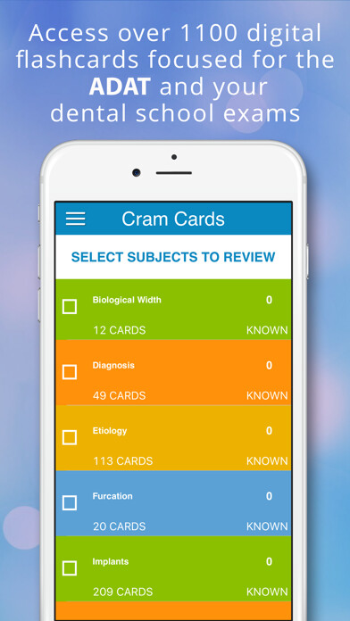 Emulate iPhone app ADAT Periodontics Cram Cards using MyAndroid Emulate iPhone app ADAT Periodontics Cram Cards using MyAndroid