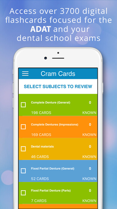Emulate iPhone app ADAT Prosthodontics Cram Cards using MyAndroid Emulate iPhone app ADAT Prosthodontics Cram Cards using MyAndroid