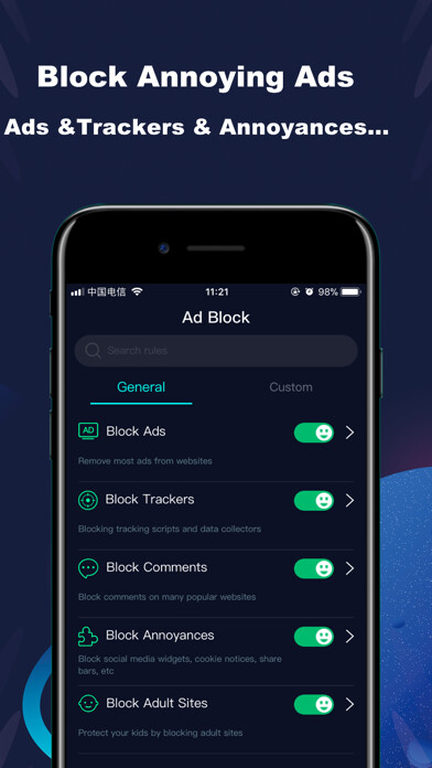 Emulate iPhone app Adblock - Ad Blocker & Filters using MyAndroid Emulate iPhone app Adblock - Ad Blocker & Filters using MyAndroid