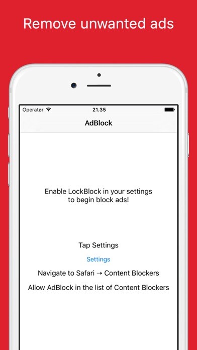 Emulate iPhone app AdBlocker+ - Block Ads and Trackers: Browse Faster using MyAndroid