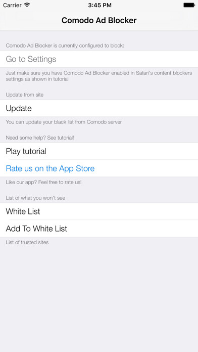 Emulate iPhone app Ad Blocker Comodo using MyAndroid Emulate iPhone app Ad Blocker Comodo using MyAndroid