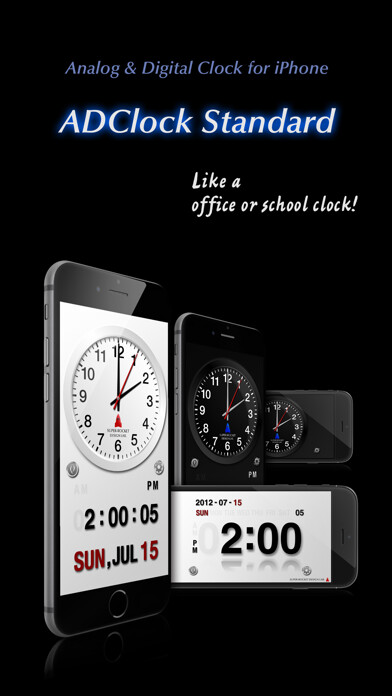 Emulate iPhone app ADClock Standard using MyAndroid