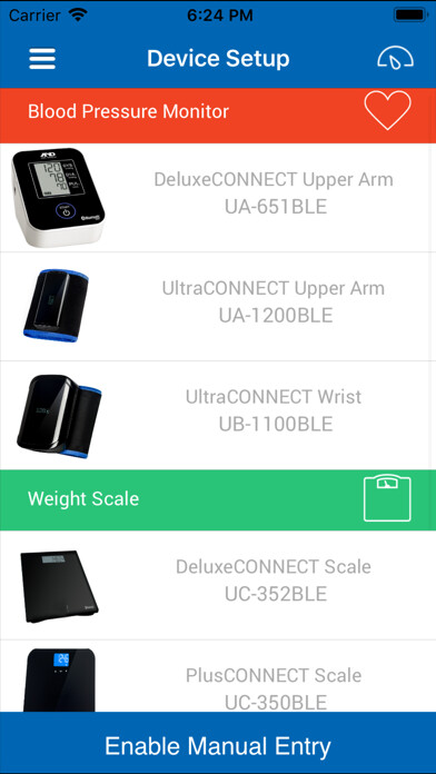 Emulate iPhone app A&D Connect using MyAndroid