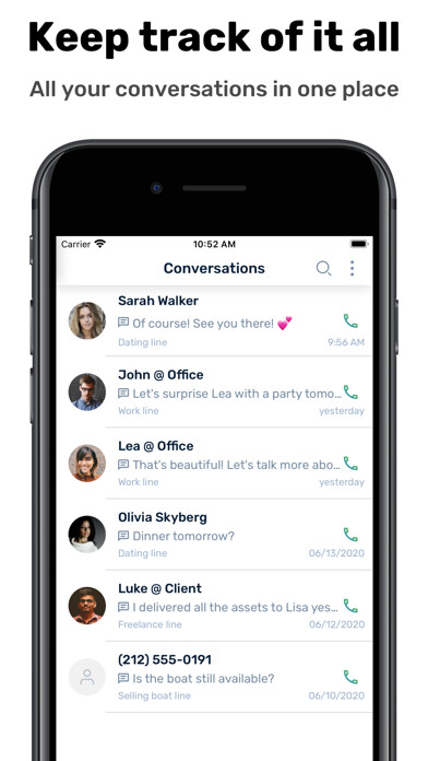 Emulate iPhone app AddaLine - Phone Numbers using MyAndroid