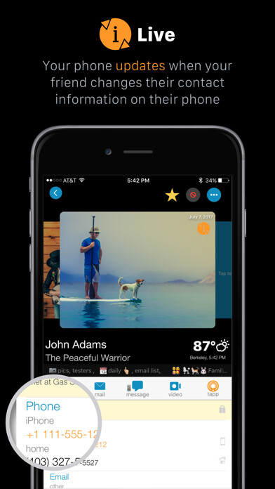 Emulate iPhone app addappt: Live Contacts+Weather using MyAndroid Emulate iPhone app addappt: Live Contacts+Weather using MyAndroid