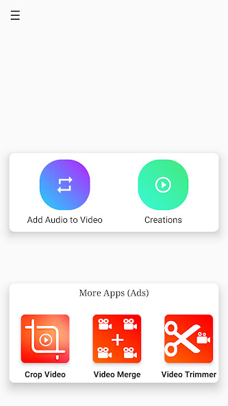 Emulate Add Audio to Video (Replace Audio to Video) from MyAndroid or run Add Audio to Video (Replace Audio to Video) using MyAndroid