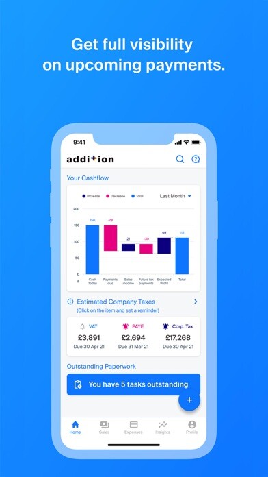 Emulate iPhone app Addition Finance using MyAndroid