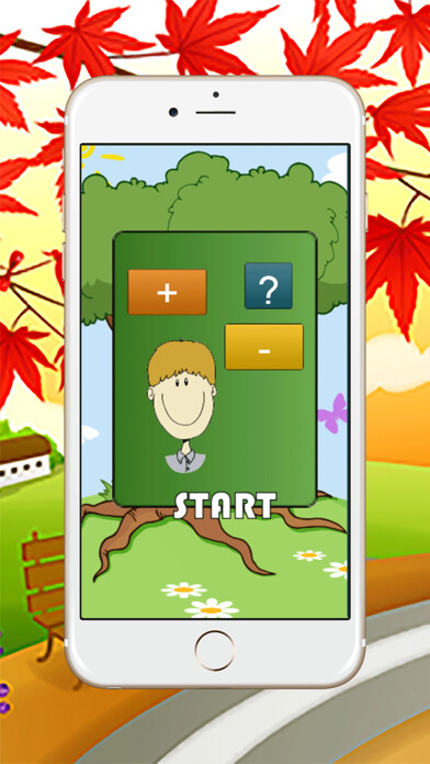 Emulate iPhone app Addition subtraction math - education games for kids using MyAndroid