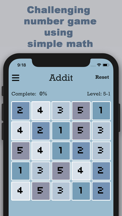 Emulate iPhone app Addit - Number Game using MyAndroid Emulate iPhone app Addit - Number Game using MyAndroid
