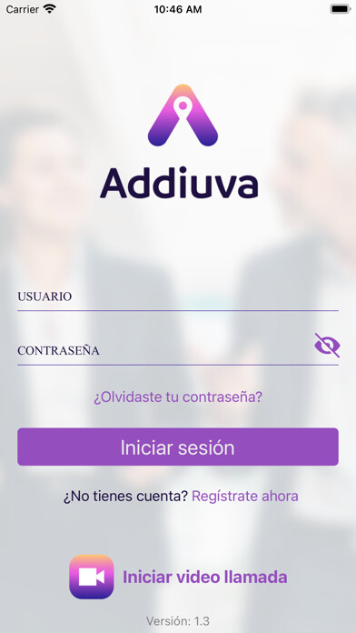 Emulate iPhone app Addiuva Afiliado Puerto Rico using MyAndroid
