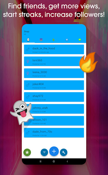 Run android online APK AddMe — Find friends on Snap from MyAndroid or emulate AddMe — Find friends on Snap using MyAndroid Run android online APK AddMe — Find friends on Snap from MyAndroid or emulate AddMe — Find friends on Snap using MyAndroid