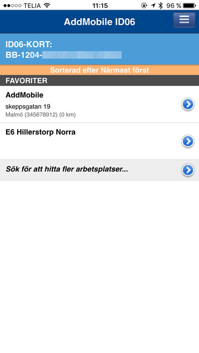 Emulate iPhone app AddMobile ID06 using MyAndroid