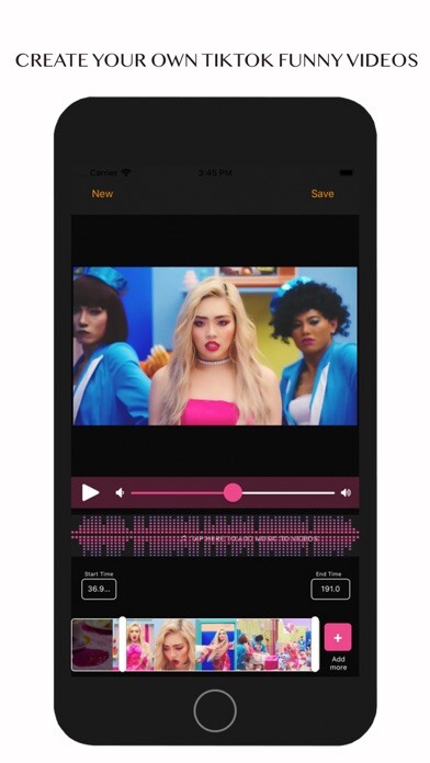 Emulate iPhone app add music to video - no crop using MyAndroid
