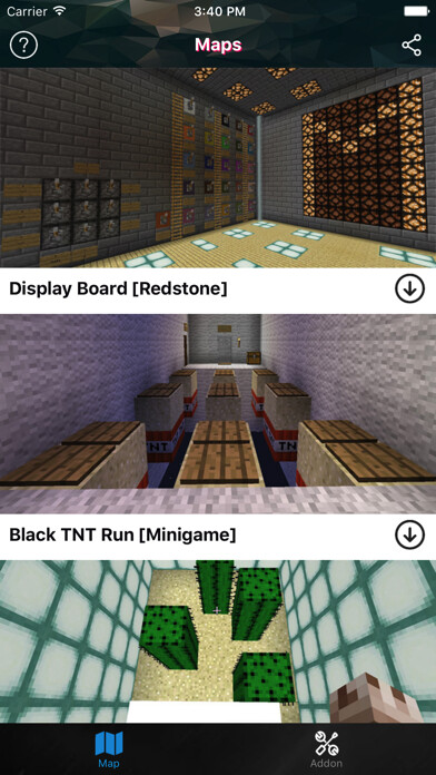 Emulate iPhone app Addons & Maps for Minecraft PE using MyAndroid Emulate iPhone app Addons & Maps for Minecraft PE using MyAndroid