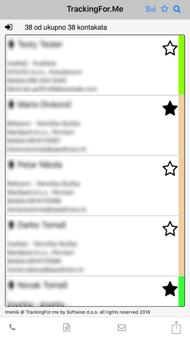 Emulate iPhone app AddressBook TrackingForMe using MyAndroid Emulate iPhone app AddressBook TrackingForMe using MyAndroid
