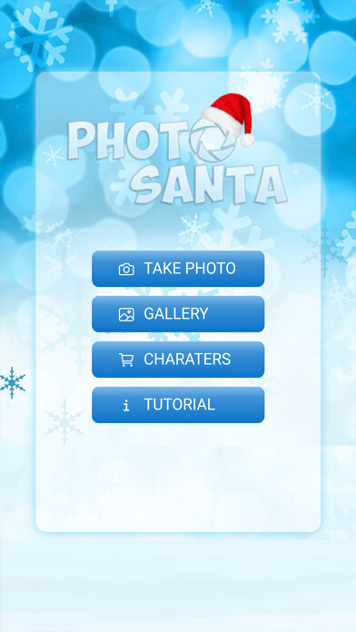 Emulate iPhone app Add Santa To Pictures & Photos using MyAndroid
