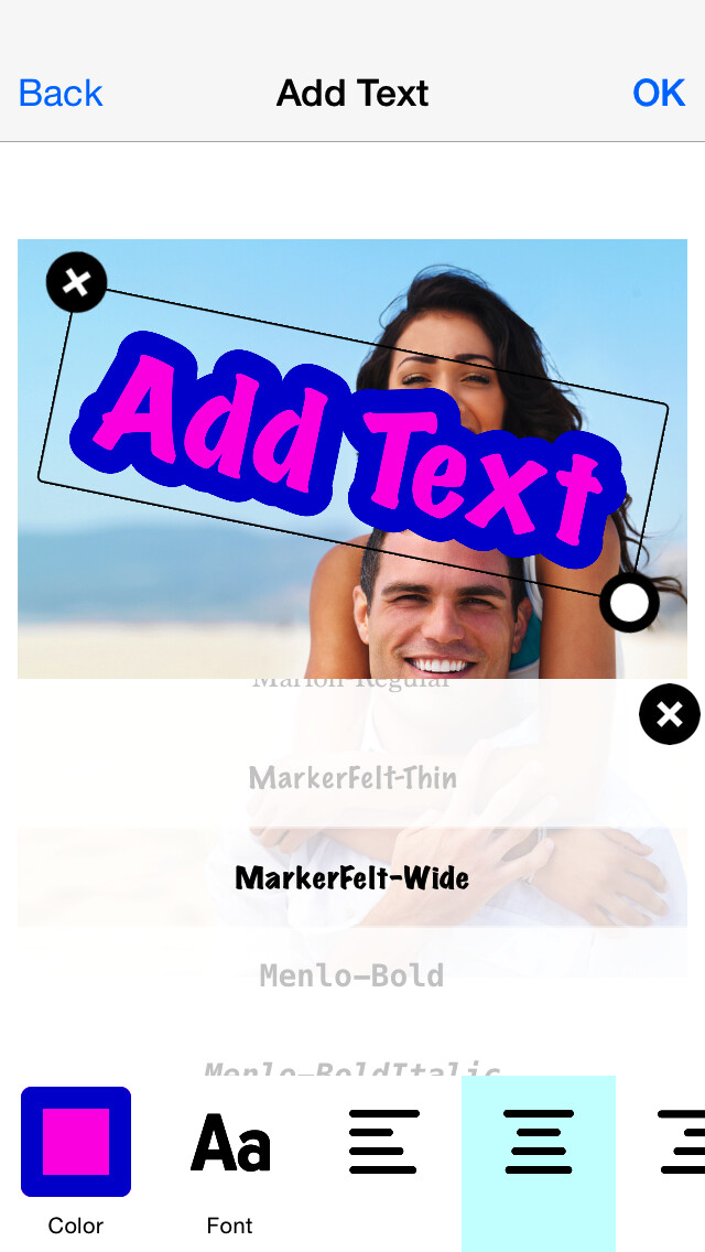 Emulate iPhone app Add Text to Images - Words, Bubble Captions, Emoticon Line Art & Stickers using MyAndroid Emulate iPhone app Add Text to Images - Words, Bubble Captions, Emoticon Line Art & Stickers using MyAndroid