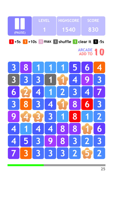 Emulate iPhone app Add to 10 Plus: Number Game using MyAndroid