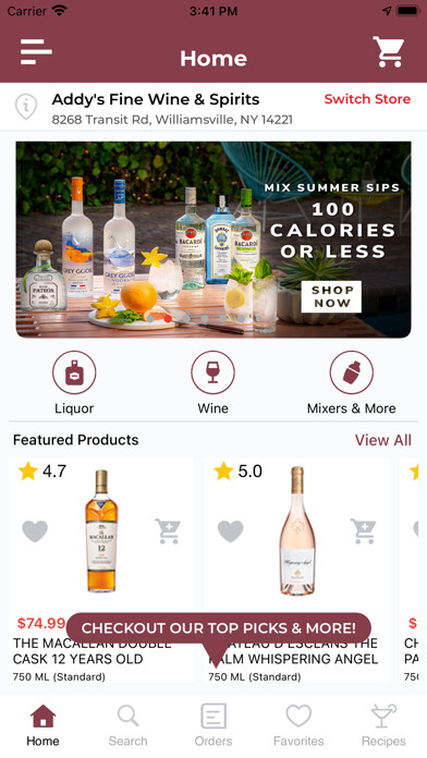 Emulate iPhone app Addys & Lexis Wine & Spirits using MyAndroid Emulate iPhone app Addys & Lexis Wine & Spirits using MyAndroid