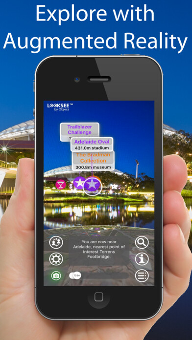 Emulate iPhone app Adelaide Looksee AR using MyAndroid