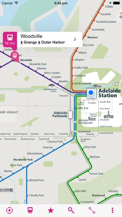 Emulate iPhone app Adelaide Rail Map Lite using MyAndroid Emulate iPhone app Adelaide Rail Map Lite using MyAndroid