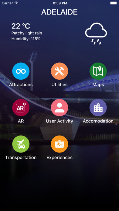 Emulate iPhone app Adelaide Travel - Pangea Guides using MyAndroid Emulate iPhone app Adelaide Travel - Pangea Guides using MyAndroid