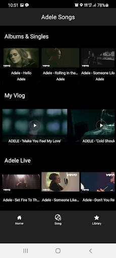 Run android online APK Adele Song Collection from MyAndroid or emulate Adele Song Collection using MyAndroid