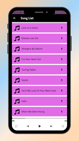 Run android online APK Adele Songs from MyAndroid or emulate Adele Songs using MyAndroid