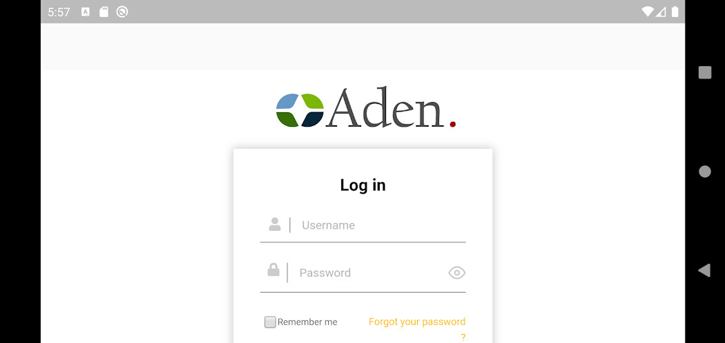 Run android online APK Aden from MyAndroid or emulate Aden using MyAndroid