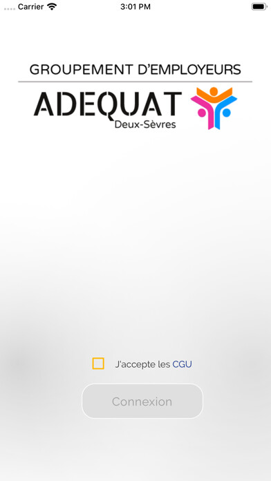 Emulate iPhone app ADEQUAT Deux-Sèvres using MyAndroid Emulate iPhone app ADEQUAT Deux-Sèvres using MyAndroid