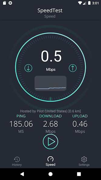 Run android online APK Ad Free Speed Test from MyAndroid or emulate Ad Free Speed Test using MyAndroid