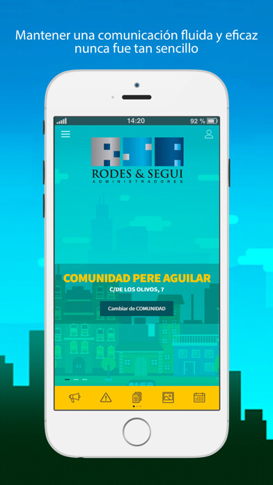 Emulate iPhone app ADF Rodes & Seguí using MyAndroid