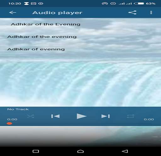 Run android online APK Adhkar of the Evening MP3 from MyAndroid or emulate Adhkar of the Evening MP3 using MyAndroid