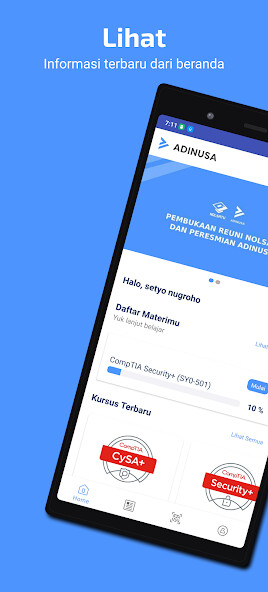 Run android online APK Adinusa - Akademi Digital Nusantara from MyAndroid or emulate Adinusa - Akademi Digital Nusantara using MyAndroid