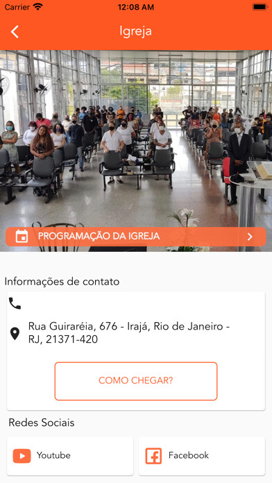 Emulate iPhone app AD Irajá using MyAndroid