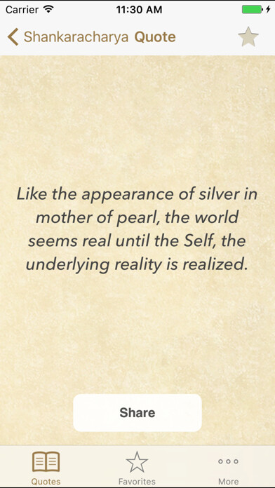 Emulate iPhone app Adi Shankara Quotes of Advaita using MyAndroid Emulate iPhone app Adi Shankara Quotes of Advaita using MyAndroid