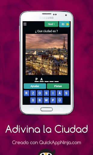 Run android online APK Adivina la ciudad from MyAndroid or emulate Adivina la ciudad using MyAndroid