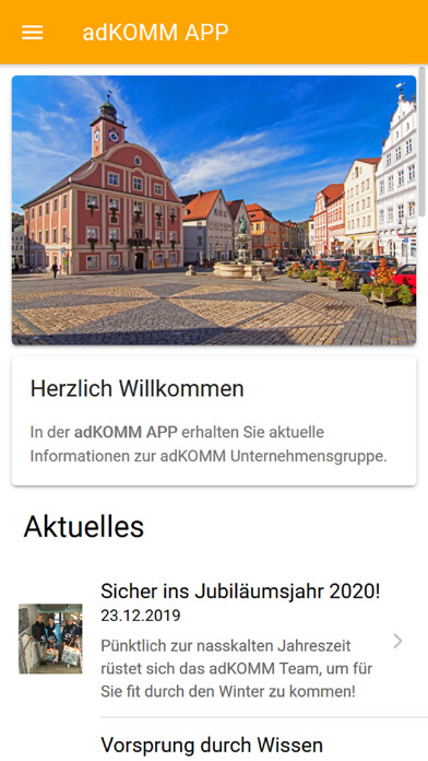 Emulate iPhone app adKOMM APP using MyAndroid