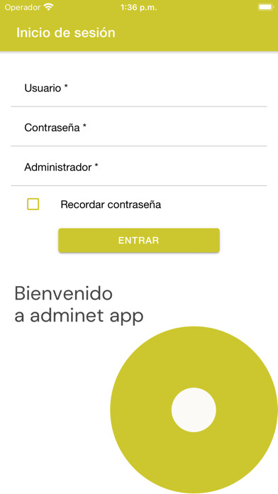 Emulate iPhone app Adminet using MyAndroid