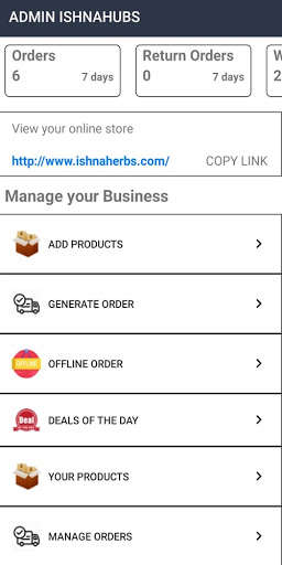 Run android online APK Admin Ishna Herbs from MyAndroid or emulate Admin Ishna Herbs using MyAndroid Run android online APK Admin Ishna Herbs from MyAndroid or emulate Admin Ishna Herbs using MyAndroid