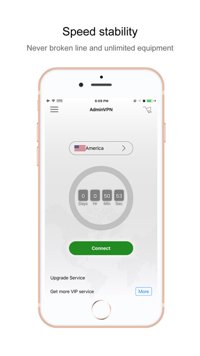 Emulate iPhone app AdminVPN using MyAndroid