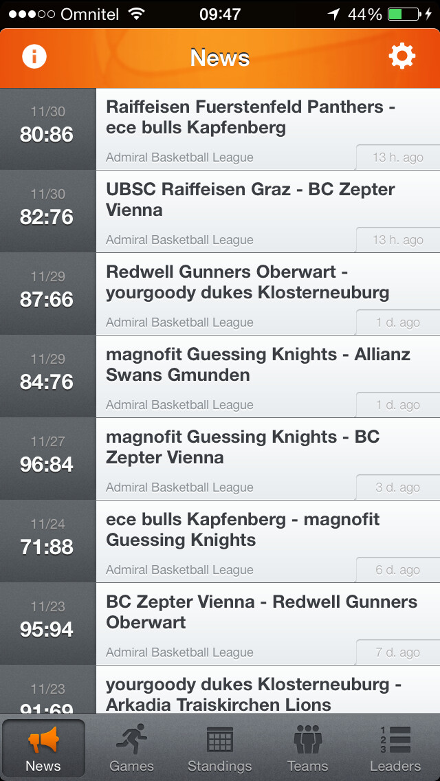 Emulate iPhone app Admiral Basketball Bundesliga using MyAndroid Emulate iPhone app Admiral Basketball Bundesliga using MyAndroid