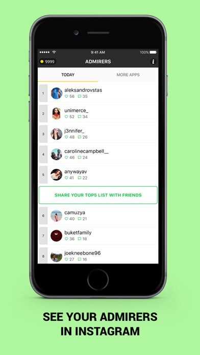 Emulate iPhone app Admirers Who Doesn’t Follow Me But Likes My Insta using MyAndroid Emulate iPhone app Admirers Who Doesn’t Follow Me But Likes My Insta using MyAndroid
