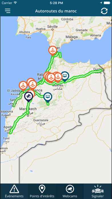 Emulate iPhone app ADM Trafic using MyAndroid