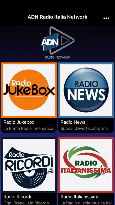 Emulate iPhone app ADN Italia Radio Network using MyAndroid Emulate iPhone app ADN Italia Radio Network using MyAndroid