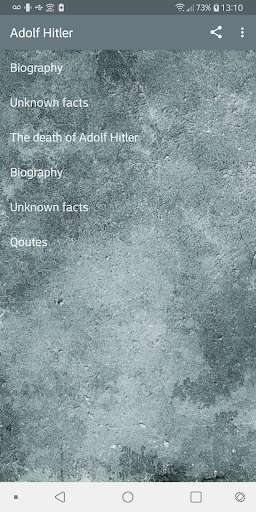 Run android online APK Adolf Hitler(Biography, facts, Quotes an more...) from MyAndroid or emulate Adolf Hitler(Biography, facts, Quotes an more...) using MyAndroid