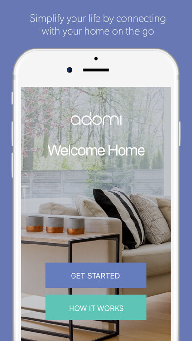 Emulate iPhone app Adomi - Smart Home using MyAndroid