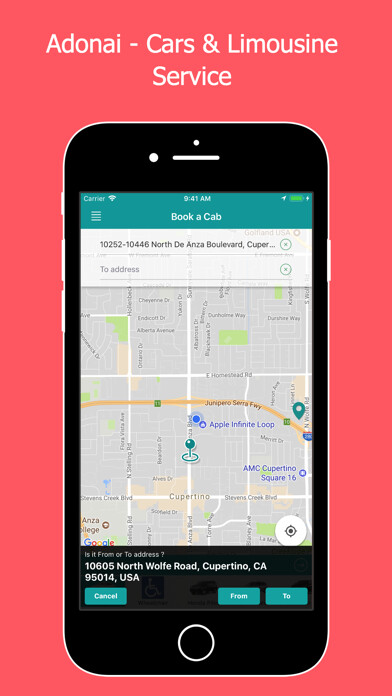 Emulate iPhone app Adonai Taxi using MyAndroid